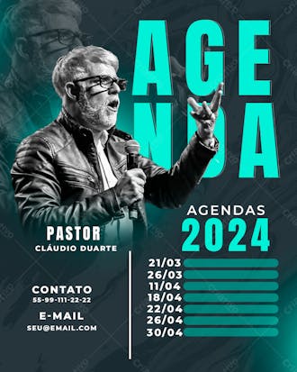 Flyer gospel agenda 2024