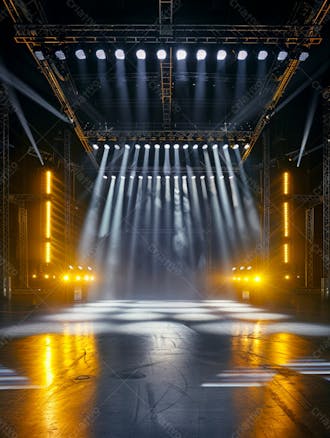Imagem de fundo de estrutura de ferro com luzes 78