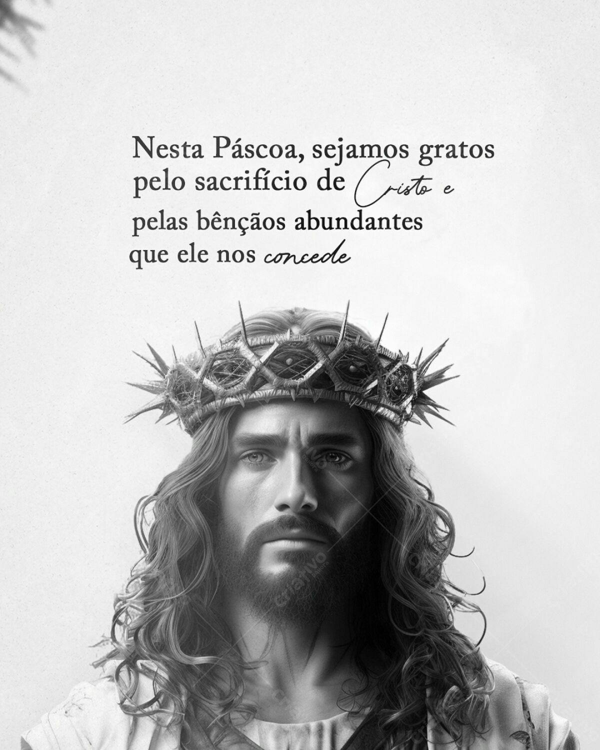 Imagem Religiosa Páscoa Jesus PSD Editável