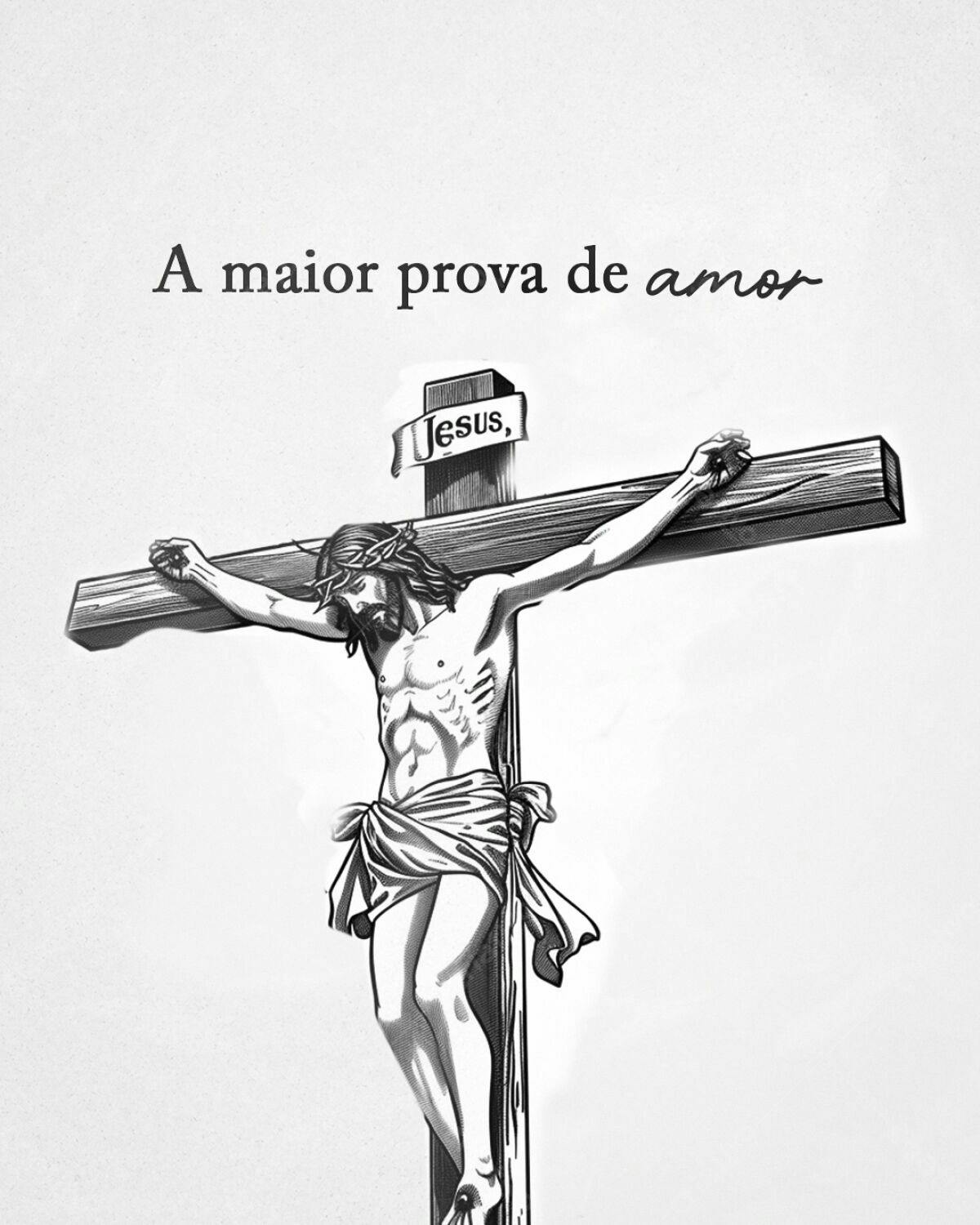 Arte Religiosa para Semana Santa PSD Editável