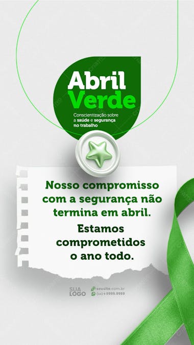 Story abril verde nosso compromisso não termina em abril