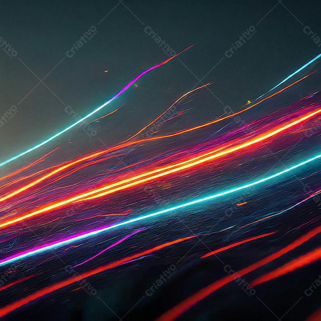Textura Abstrata Neon para Fundo