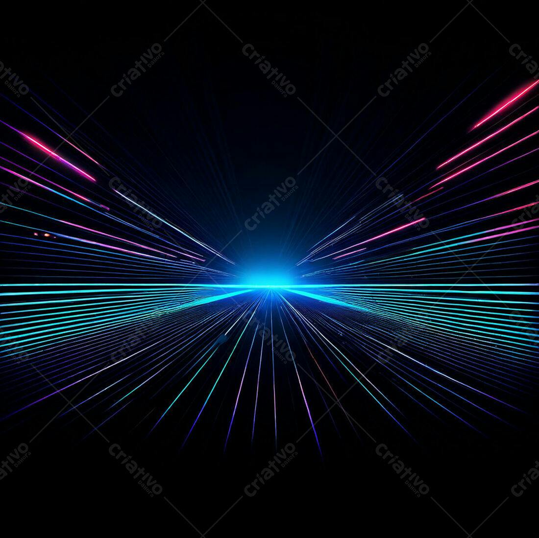 Textura Abstrata Neon para Fundo