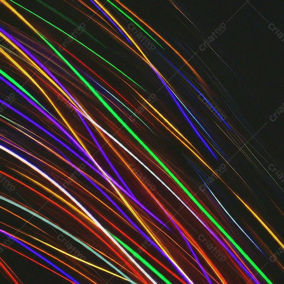Textura Abstrata Luzes Neon para Fundo