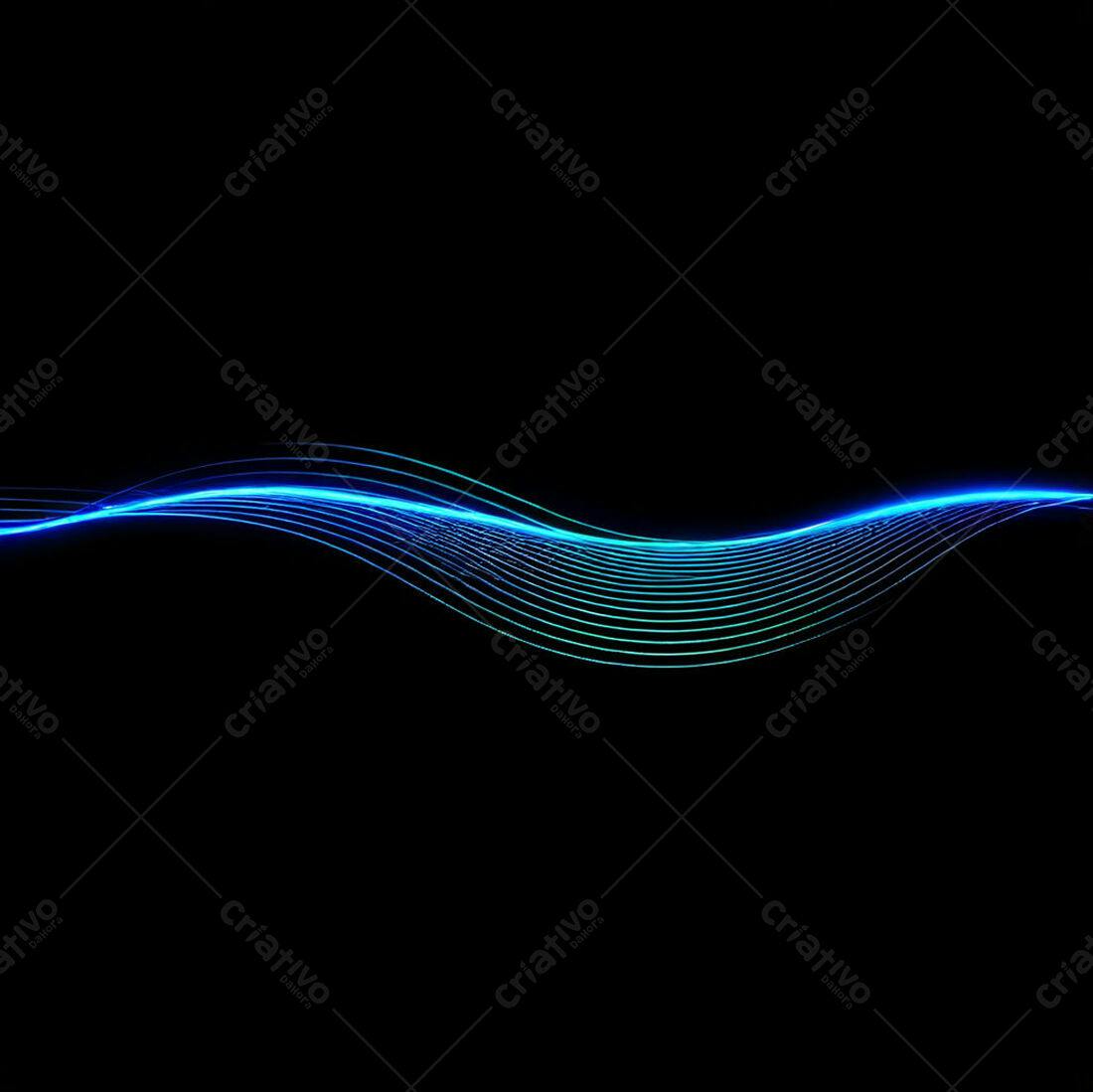 Textura Abstrata Ondulada Azul para Fundo