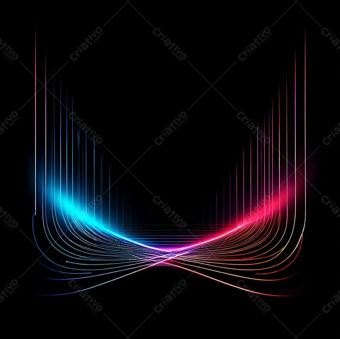 Textura Abstrata Neon para Fundo