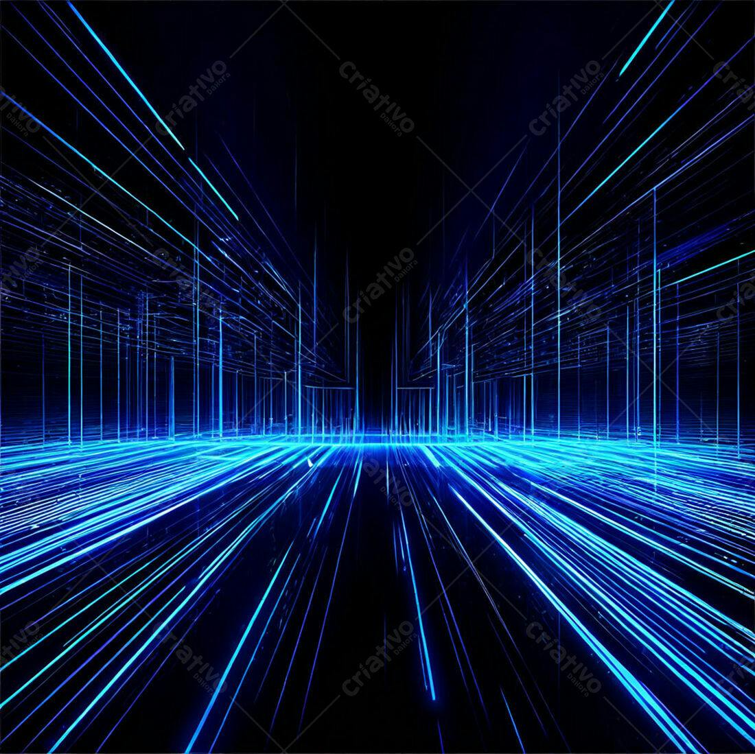 Textura Abstrata Azul para Fundo Cyberpunk