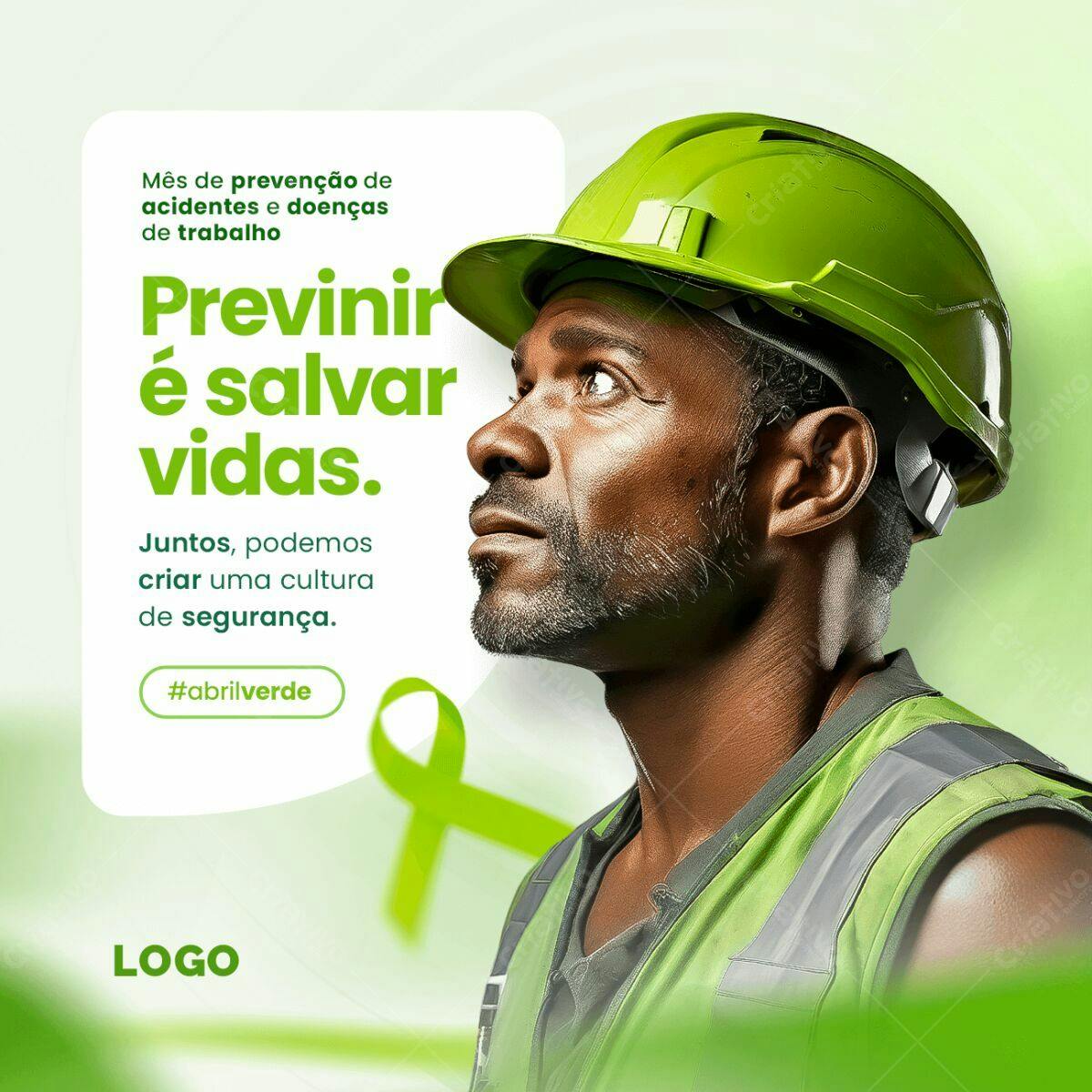Postagem Abril Verde PSD Editável
