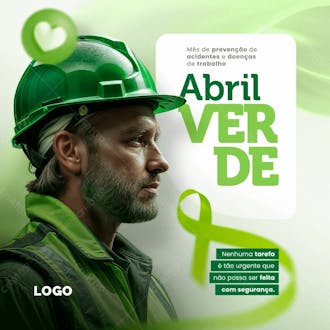 Abril verde: mês de prevenção, segurança e saúde no trabalho