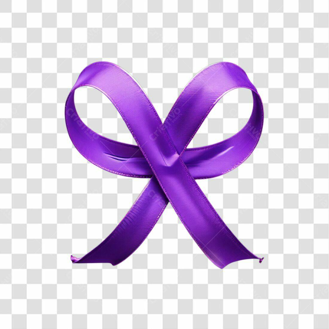 Laço Roxo PNG com fundo transparente