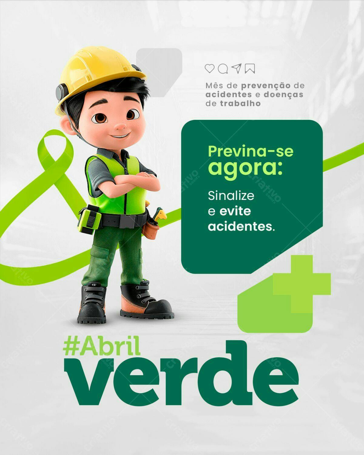 PSD para Campanha Abril Verde PSD Editável