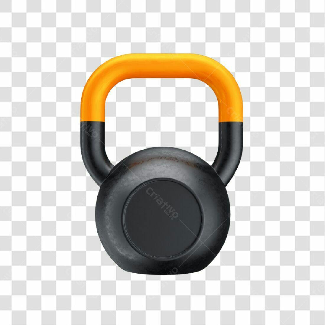 Icone Kettlebell Fitness PNG com fundo transparente