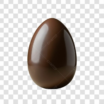 Icone Ovo de Chocolate Páscoa PNG com fundo transparente