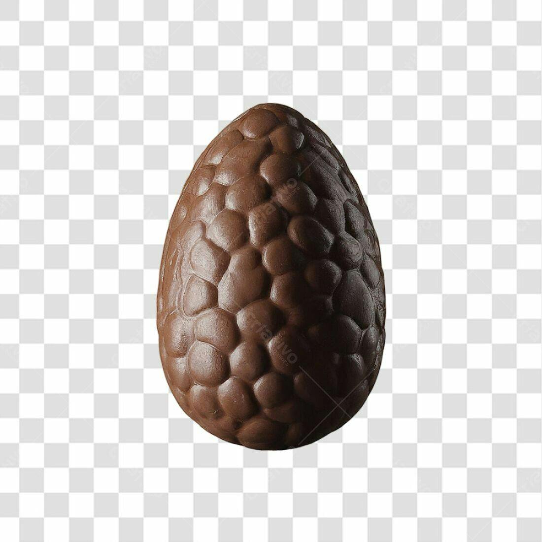 Icone Ovo de Páscoa Chocolate PNG com fundo transparente