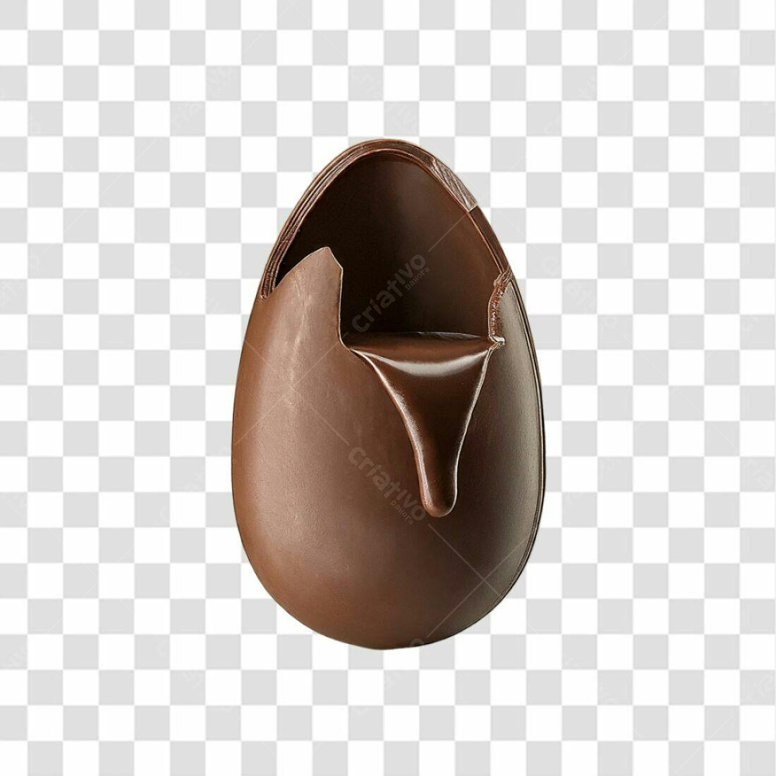 Icone Páscoa Ovo de Chocolate PNG com fundo transparente