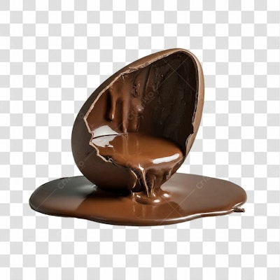 Icone Páscoa Ovo de Chocolate PNG com fundo transparente