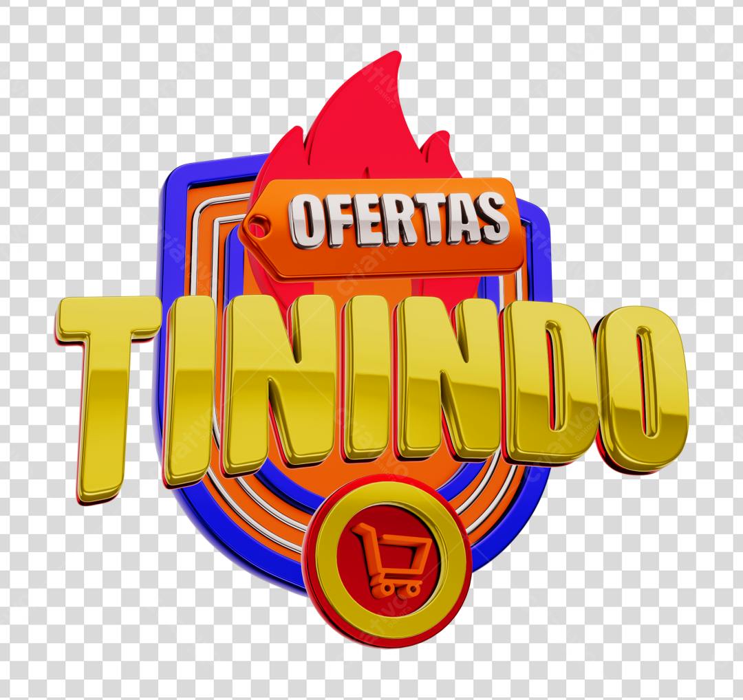 Banner Ofertas Tinindo PNG com fundo transparente