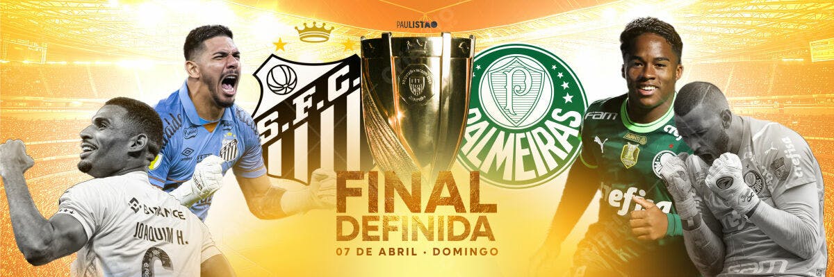 Flyer Final Paulista São Paulo x Palmeiras PSD Editável