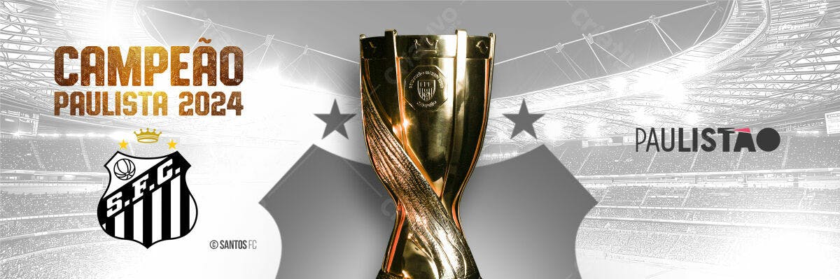Banner Campeonato Paulista 2024 PSD Editável