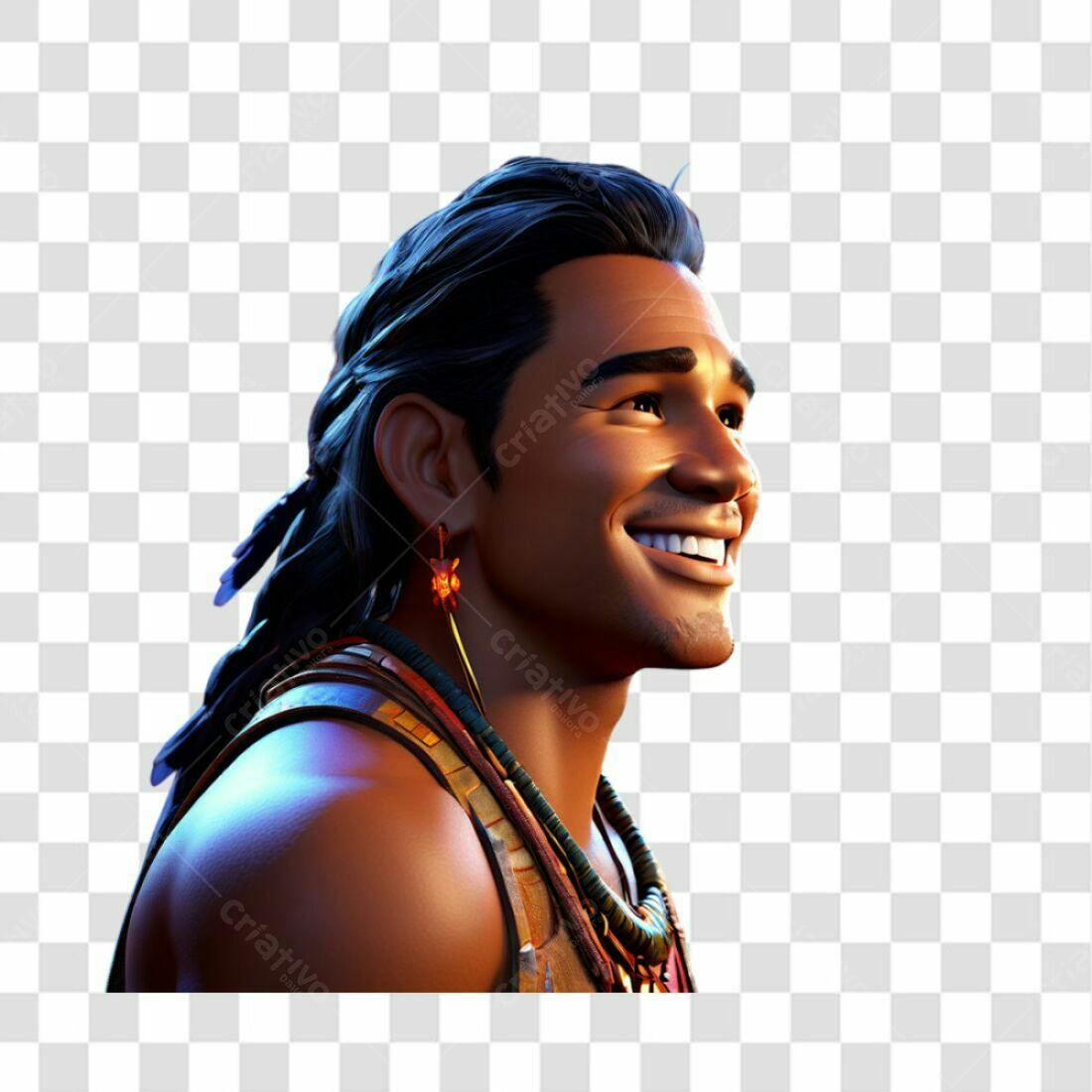 Icone Homem Sorrindo PNG com fundo transparente