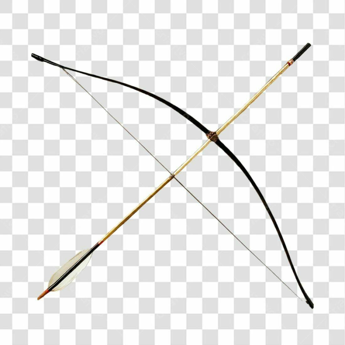 Icone Arco e Flecha PNG com fundo transparente