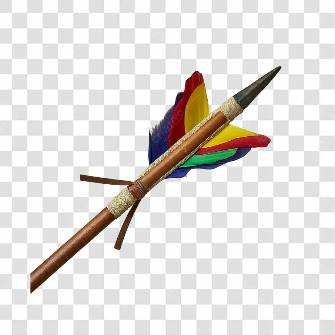 Icone de dardo com penas PNG com fundo transparente