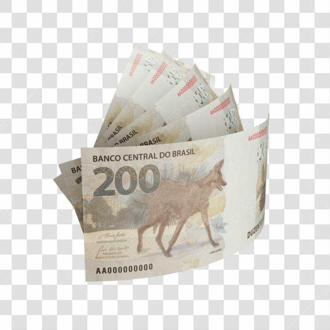 Icone Dinheiro Reais PNG com fundo transparente