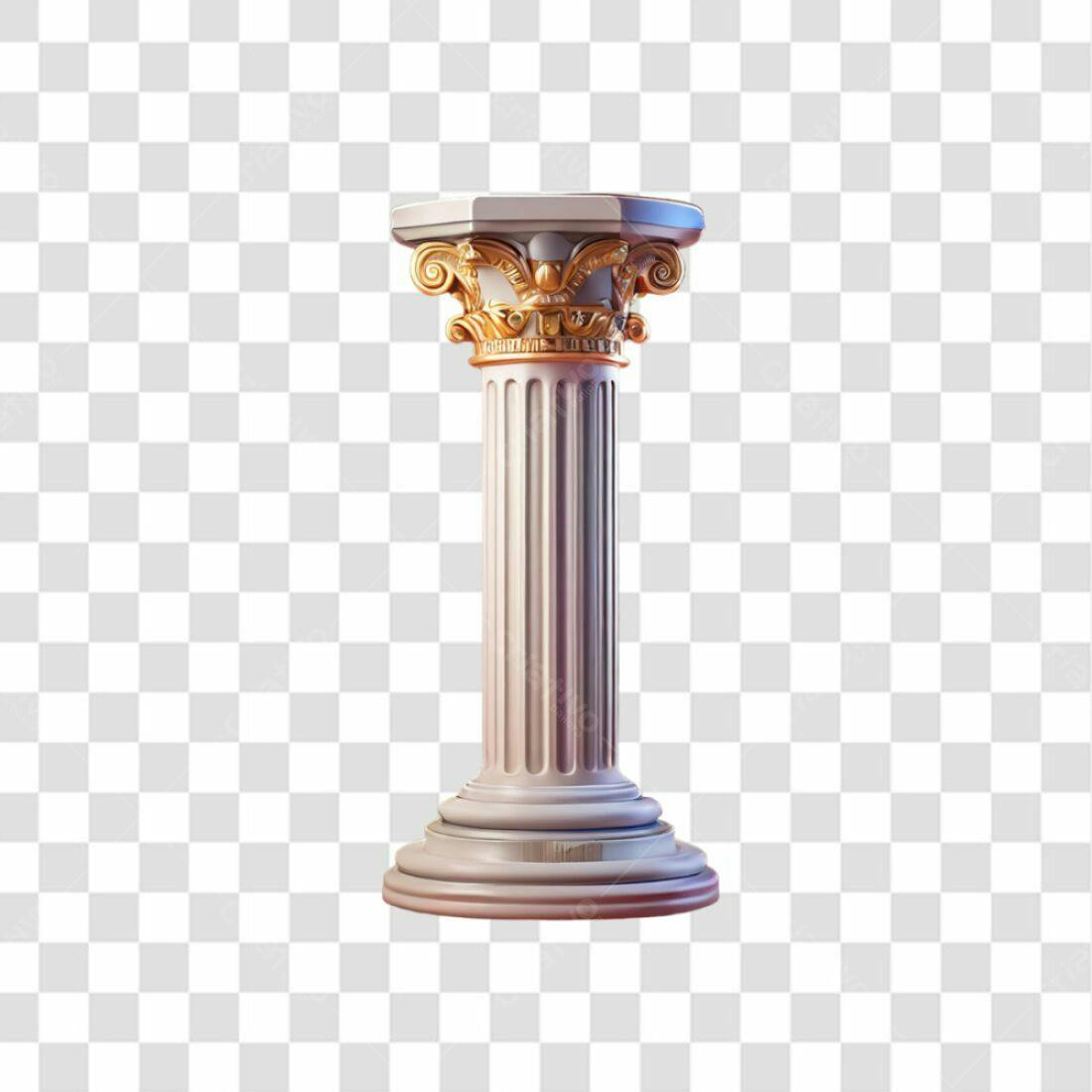 Icone Coluna Grega PNG com fundo transparente