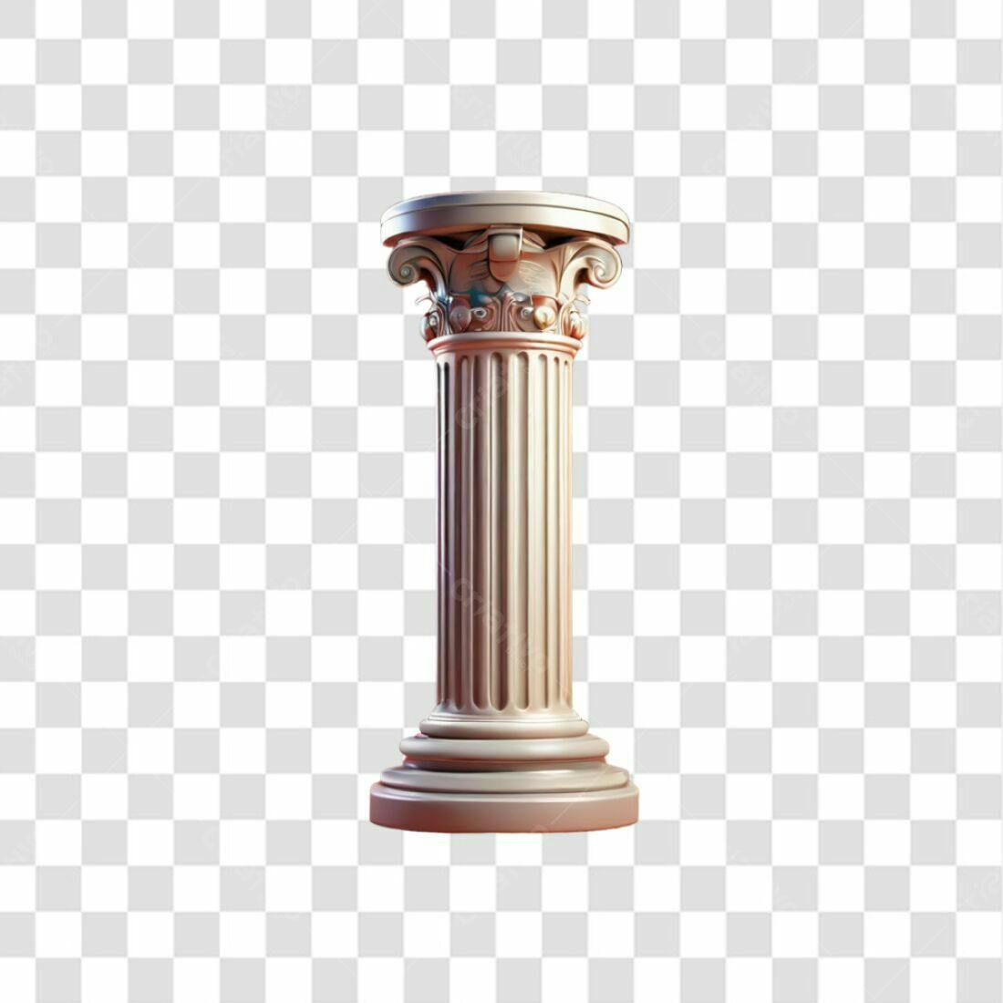 Coluna Grega PNG com fundo transparente