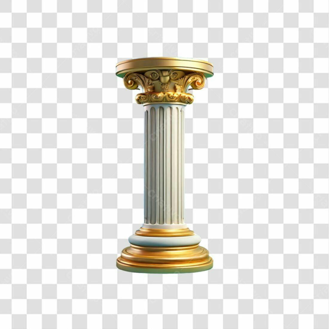 Coluna Romana PNG com fundo transparente