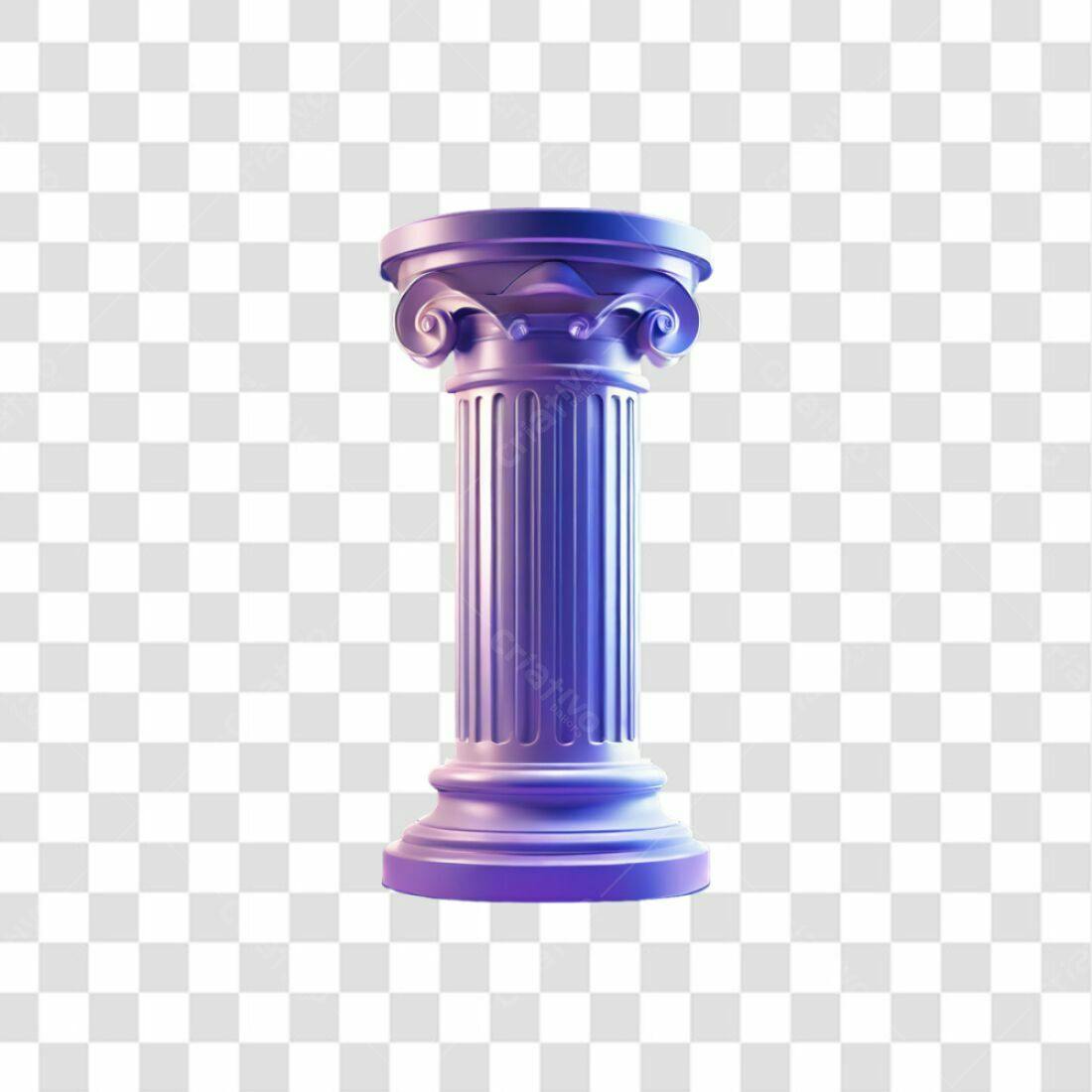 Icone Coluna Grega PNG com fundo transparente