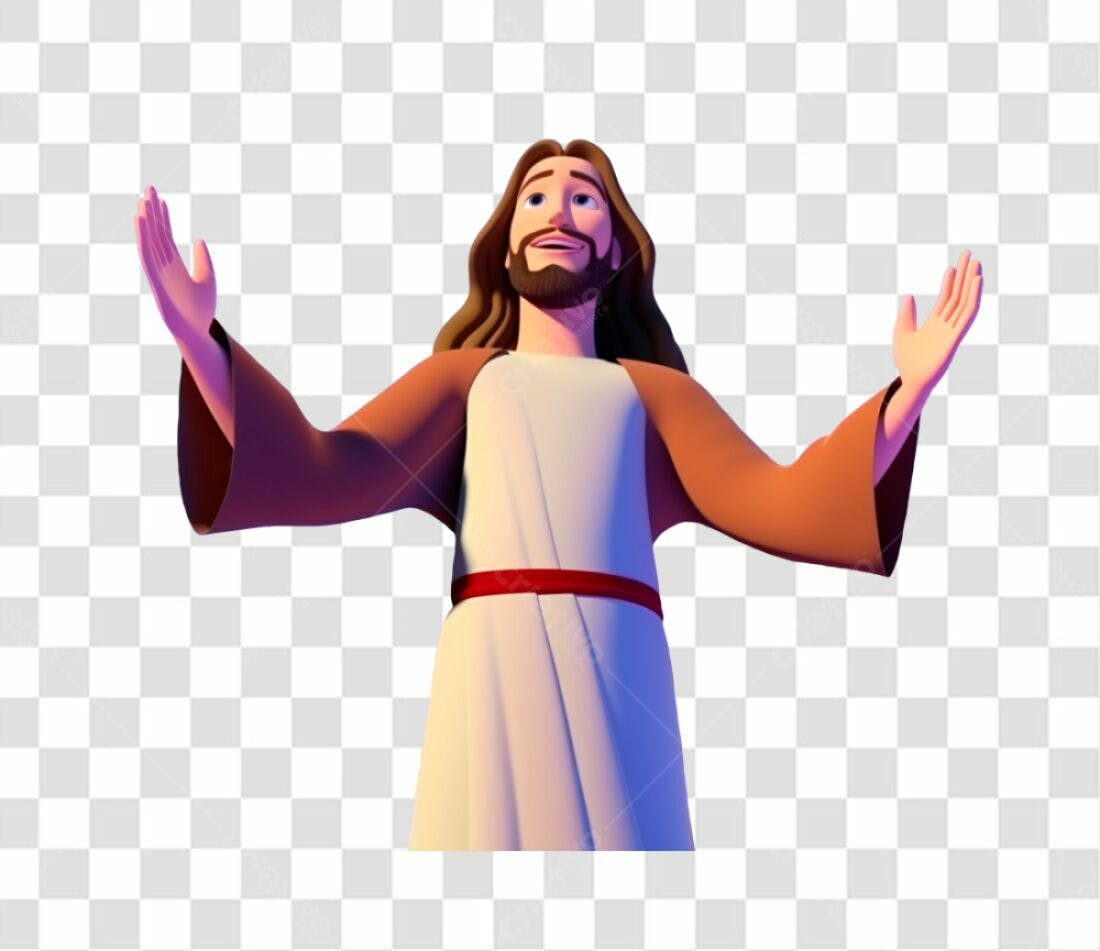Icone Jesus Cristo PNG com fundo transparente