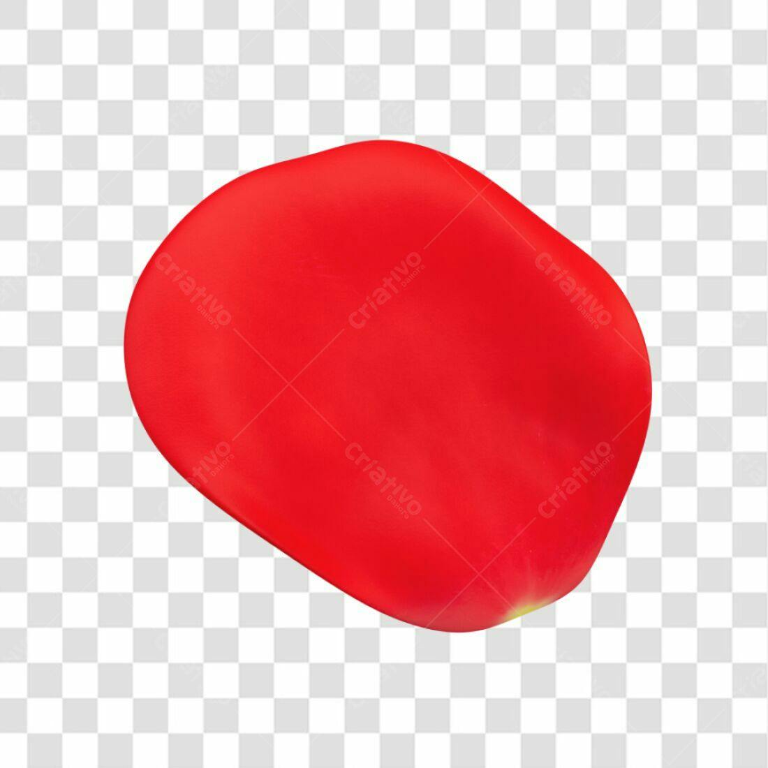 Icone pétala vermelha PNG com fundo transparente