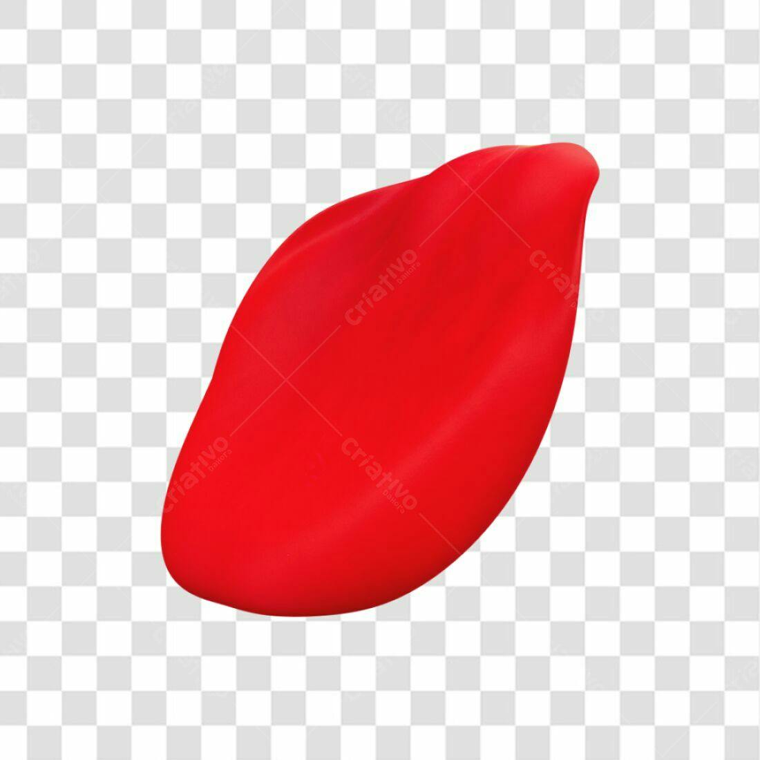 Icone abstrato vermelho PNG com fundo transparente