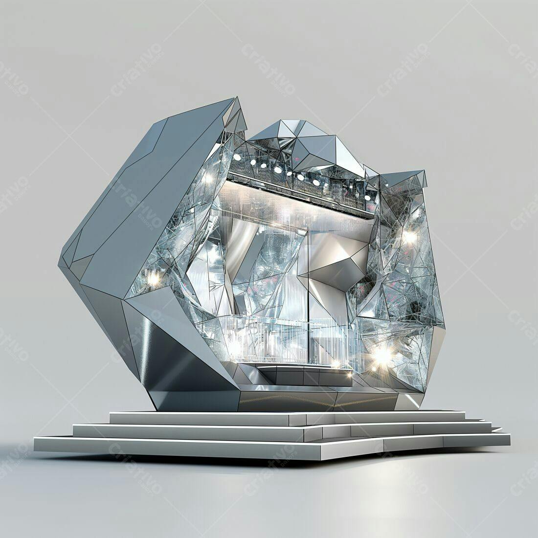 Estrutura Geométrica de Cristal e Metal