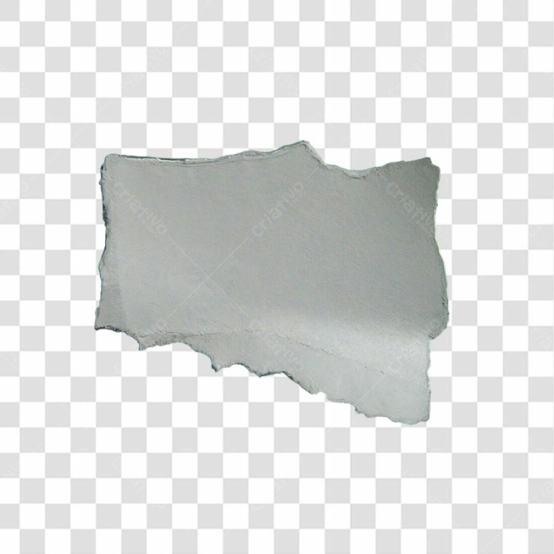 Adesivo papel rasgado PNG com fundo transparente
