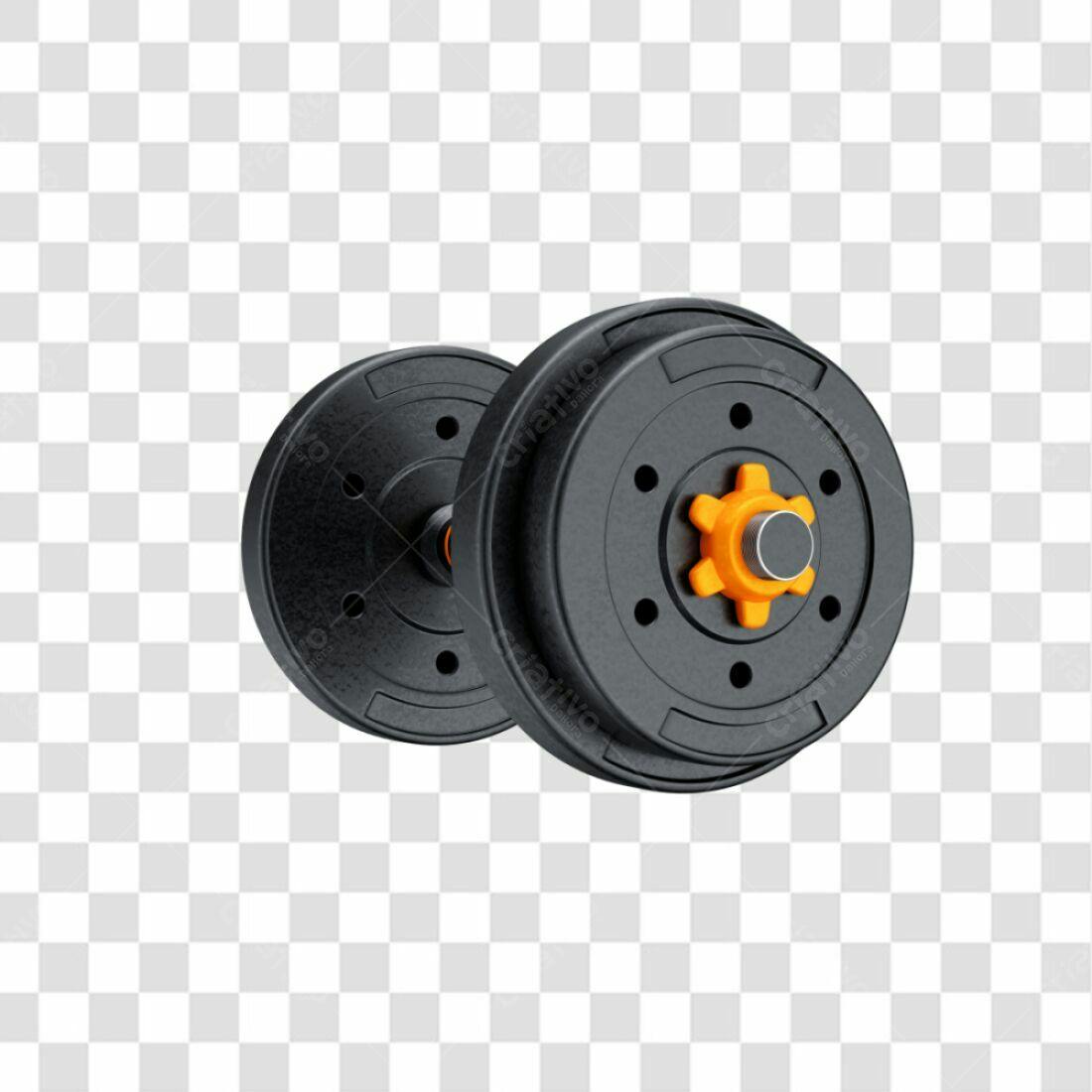 Icone Halteres Academia PNG com fundo transparente