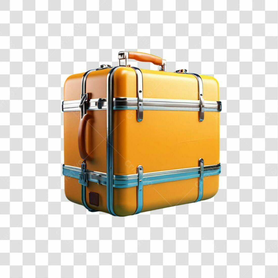 Icone Mala de Viagem Vintage PNG com fundo transparente
