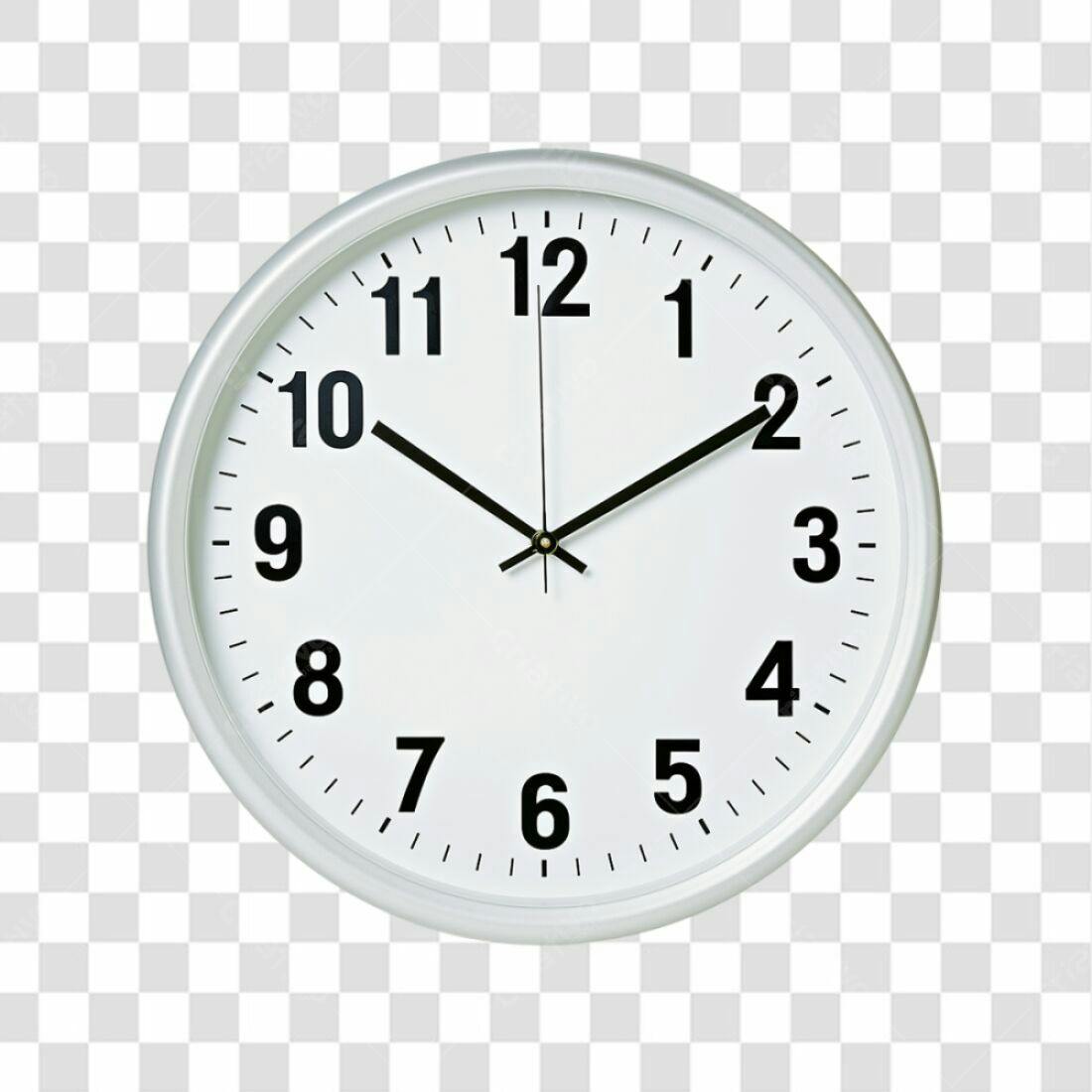 Icone Relógio Analógico PNG com fundo transparente