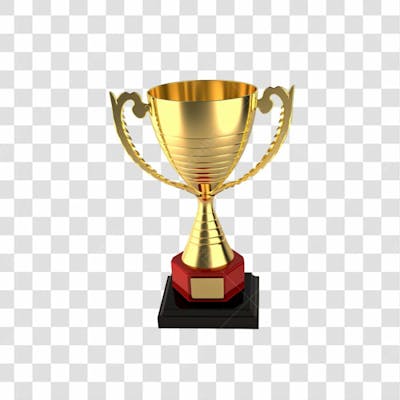 Troféu Dourado Png Transparente (1)