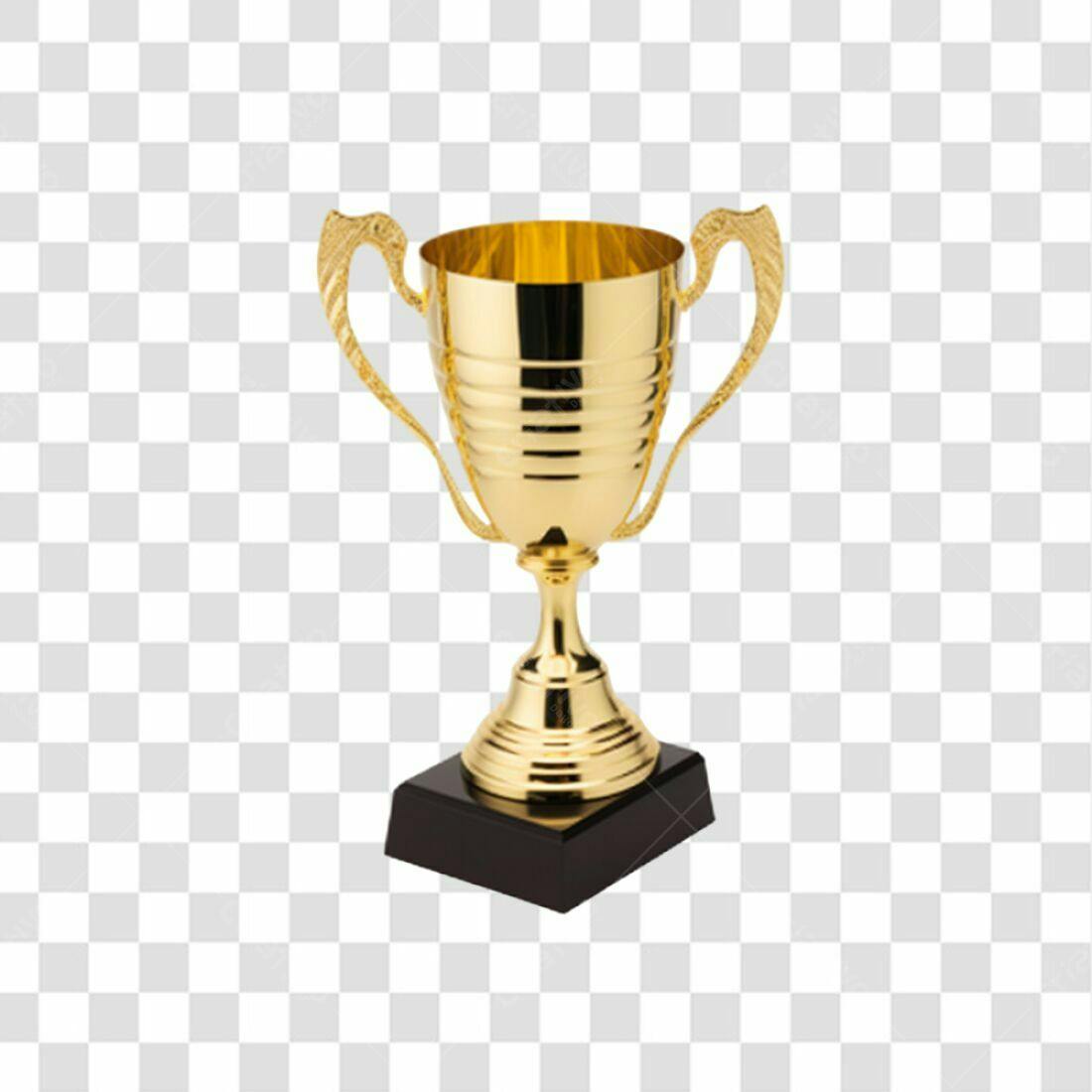 Troféu Dourado PNG com fundo transparente