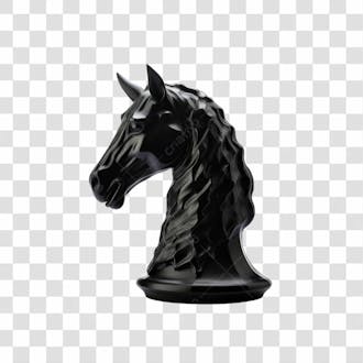 Peça de xadrez cavalo png transparente