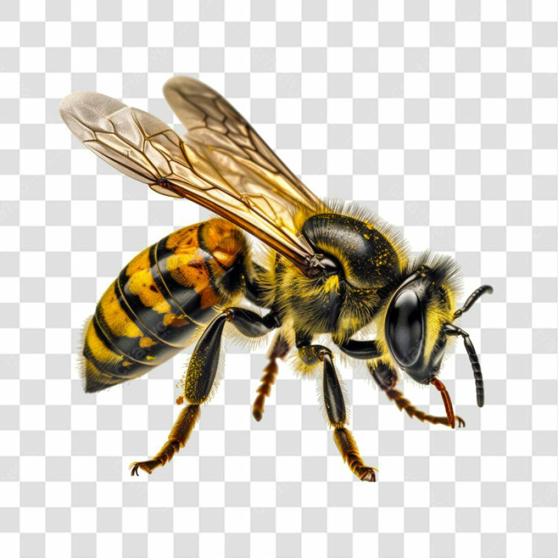 Icone Abelha PNG com fundo transparente