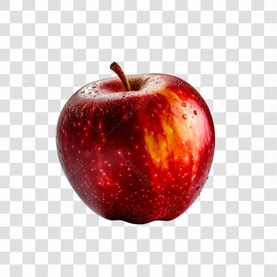 Maça Vermelha Png Transparente (2)