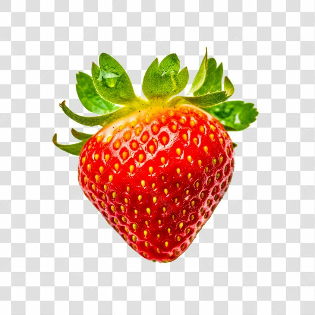 Icone Morango Vermelho PNG com fundo transparente