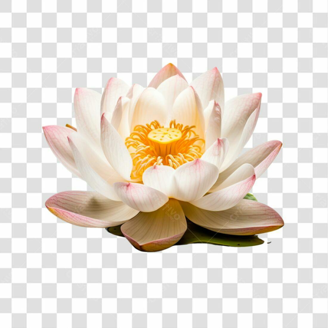 Icone Flor de Lotus PNG com fundo transparente