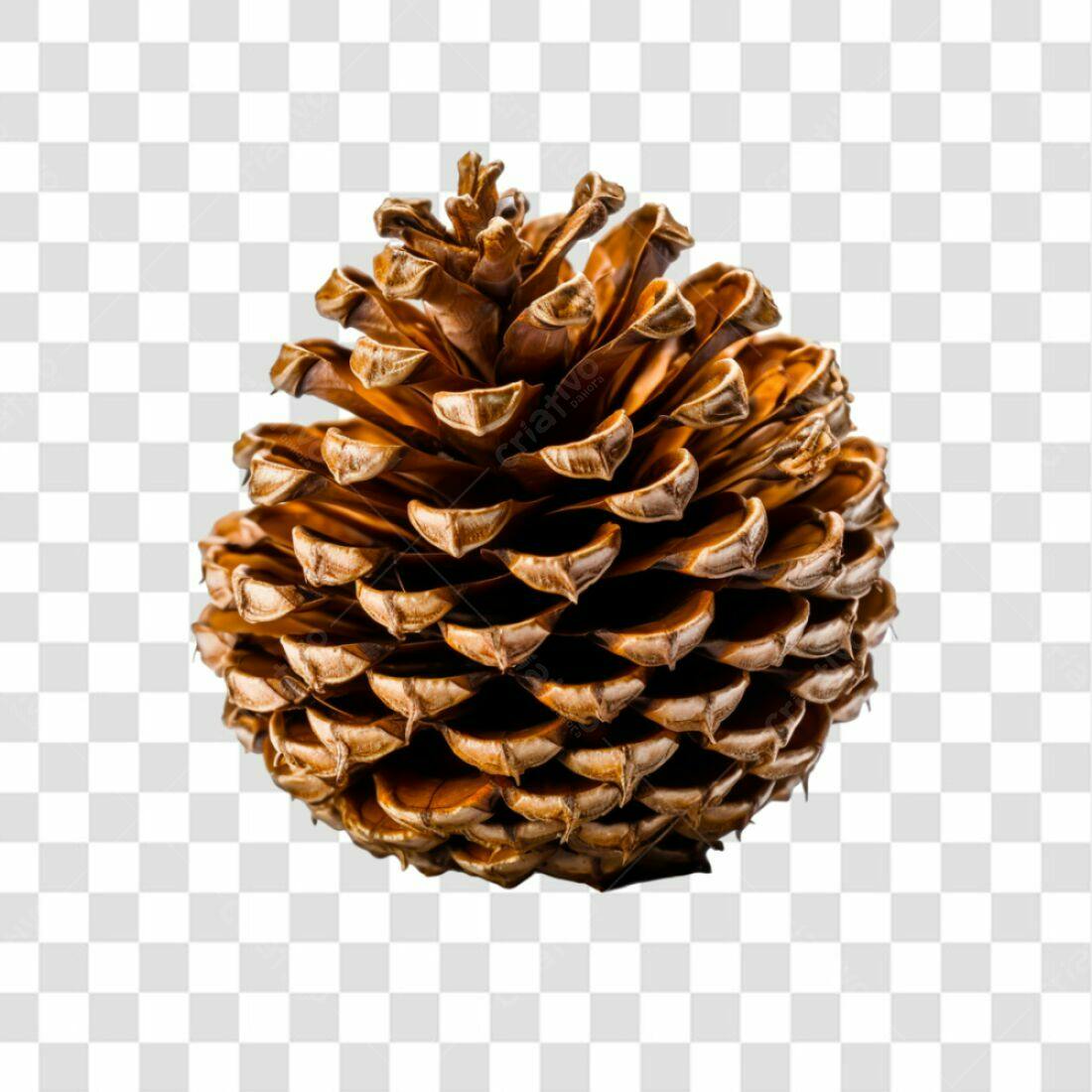 Icone Pinha Natal PNG com fundo transparente
