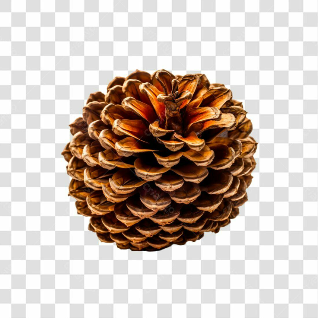 Icone Pinha Natal PNG com fundo transparente