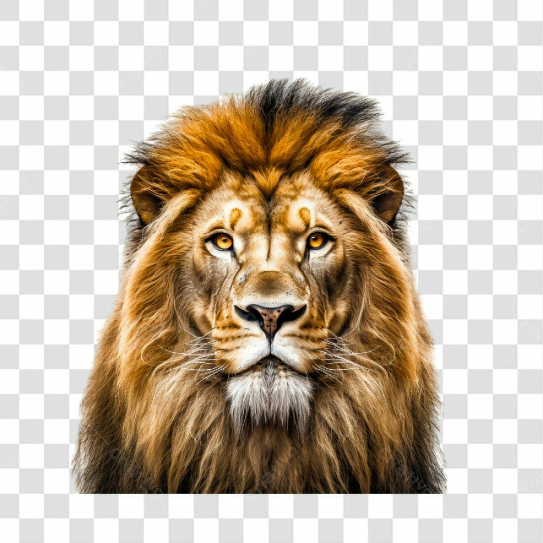 Icone Leão PNG com fundo transparente