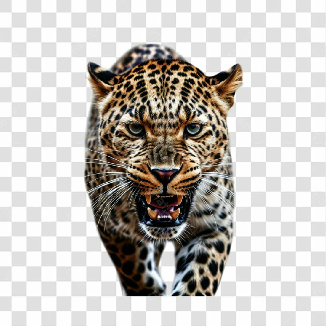 Icone Leopardo Selvagem PNG com fundo transparente